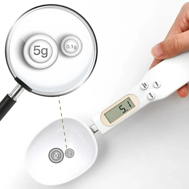 Balança Digital em Formato de Colher - 500g x 0.1g