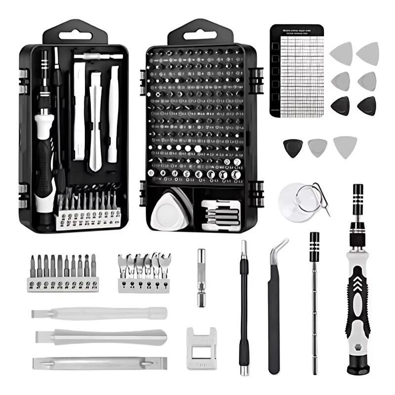 Kit de Ferramentas de Precisão 115 em 1 – TotalFix Pro™