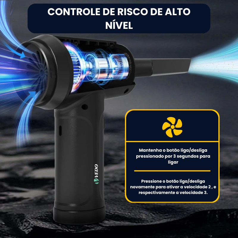 Soprador Elétrico Portátil - Thunder Breeze™