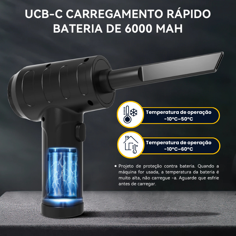 Soprador Elétrico Portátil - Thunder Breeze™