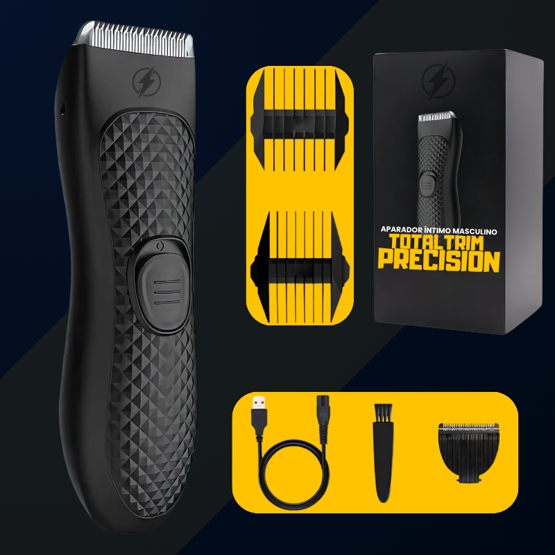 Aparador Íntimo - TotalTrim Precision™ - Lâmina à Prova de Cortes, Precisão Cirúrgica