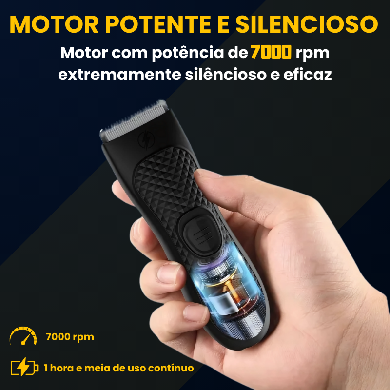 Aparador Íntimo - TotalTrim Precision™ - Lâmina à Prova de Cortes, Precisão Cirúrgica