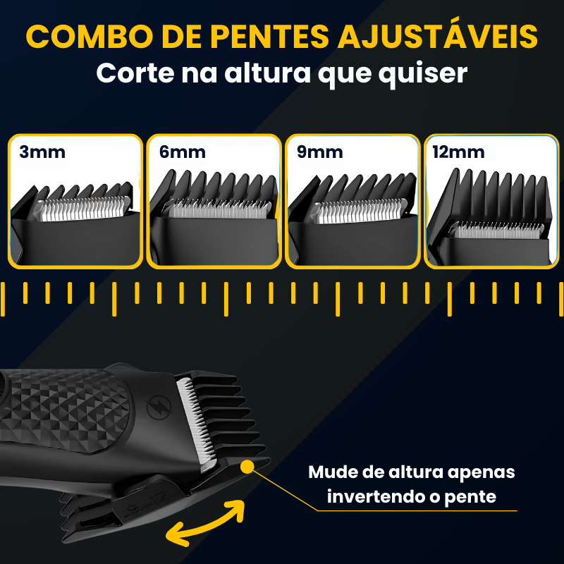 Aparador Íntimo - TotalTrim Precision™ - Lâmina à Prova de Cortes, Precisão Cirúrgica