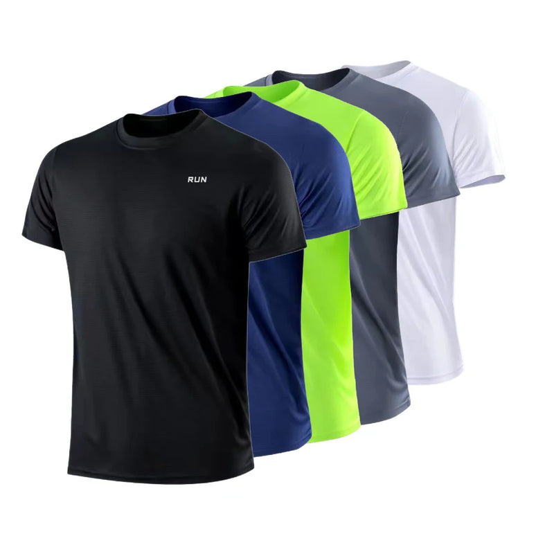 Camiseta Masculina Esportiva Dry Fit de Secagem Rápida