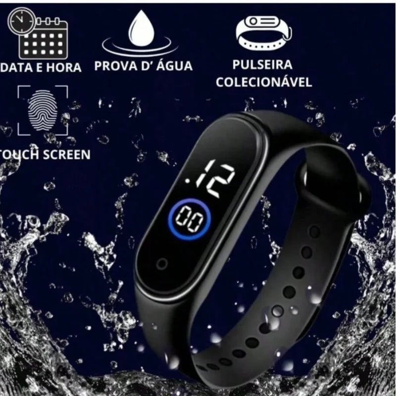 Relógio Digital Esportivo– Estilo e Função