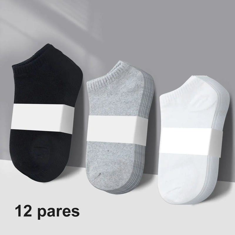 Kit 12 Pares Meias Soquetes